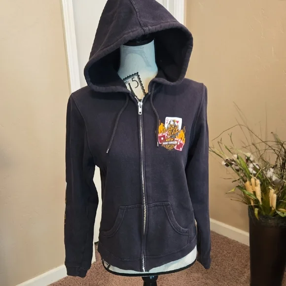 Harley Davidson Zip Hoody - Picture 1 of 5